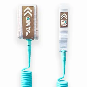 Full Coiled Leash 10' - Caribbean