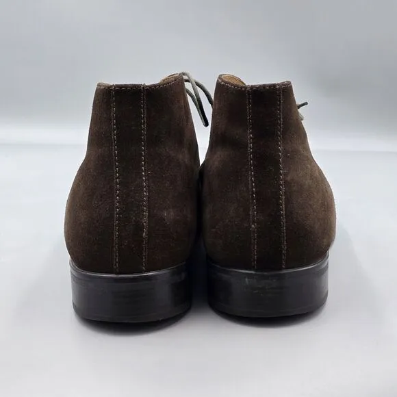 Geox Men's Size 45 EU 12 US VGC Brown Suede Leather Chukka Ankle Boots Shoes