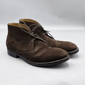 Geox Men's Size 45 EU 12 US VGC Brown Suede Leather Chukka Ankle Boots Shoes