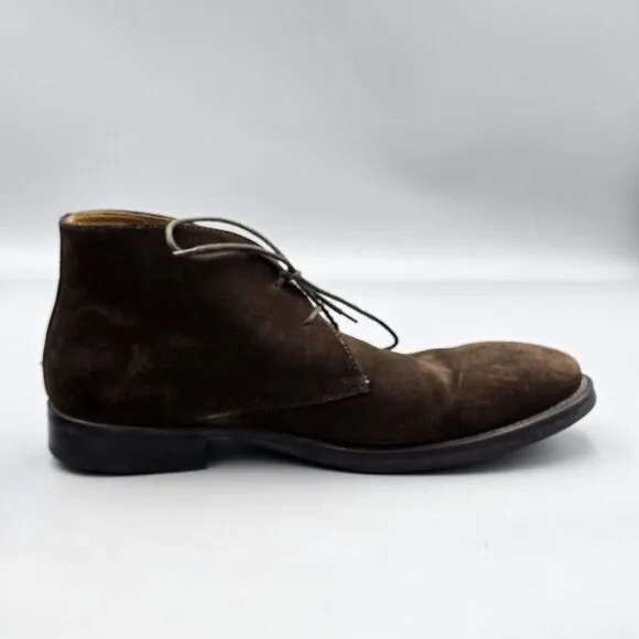 Geox Men's Size 45 EU 12 US VGC Brown Suede Leather Chukka Ankle Boots Shoes