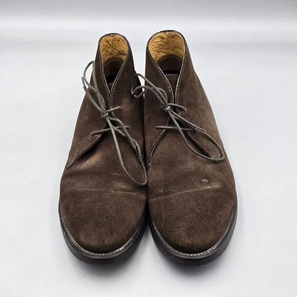 Geox Men's Size 45 EU 12 US VGC Brown Suede Leather Chukka Ankle Boots Shoes