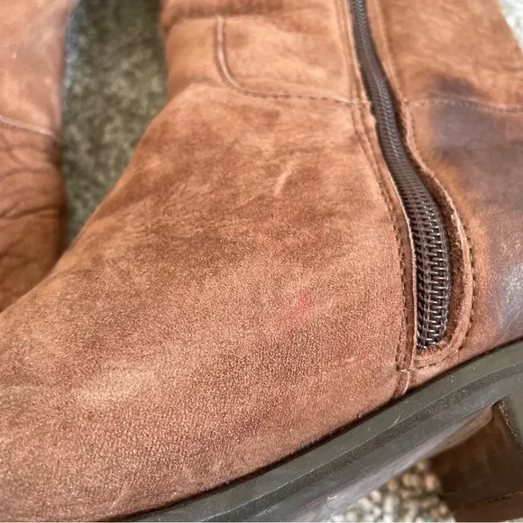 Gillio Western Boots Mens size 6.5/ 26.5 brown Soft leather burnished point toe