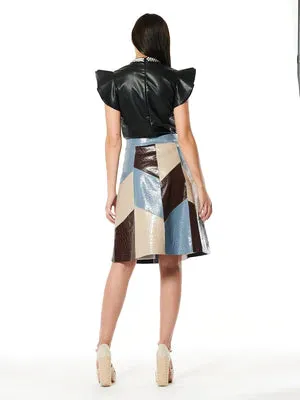 Gracious Leather Skirt