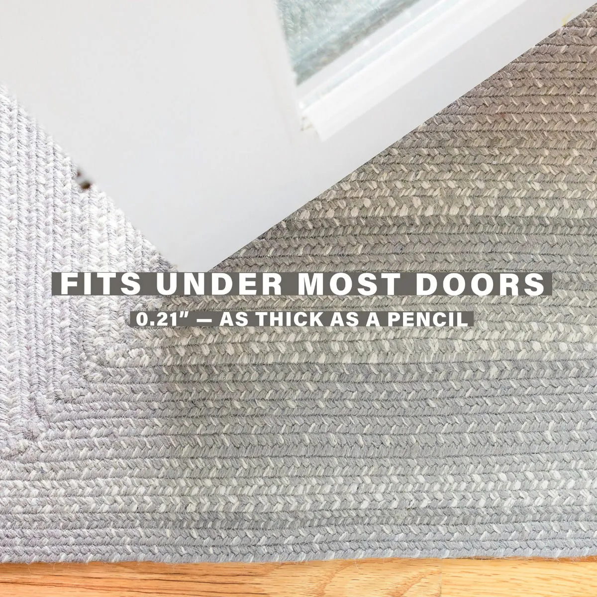 Grey Cloud Jute Braided Rugs