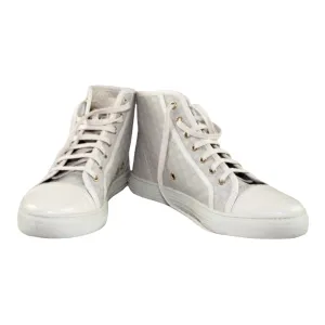 Gucci Leather High-Top Sneakers