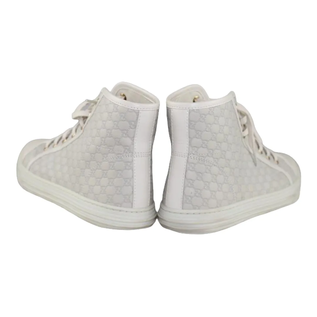 Gucci Leather High-Top Sneakers