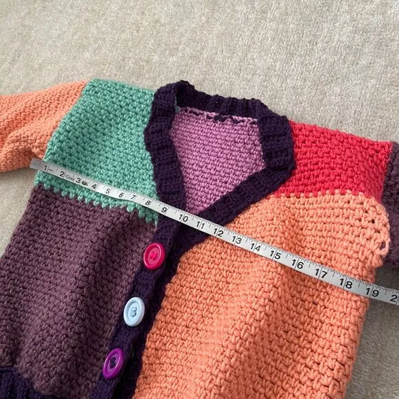 Handmade Chunky Knit Cardigan Sweater