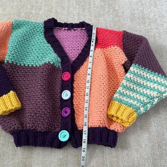 Handmade Chunky Knit Cardigan Sweater