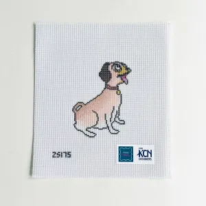 Happy Dog Printed Canvas