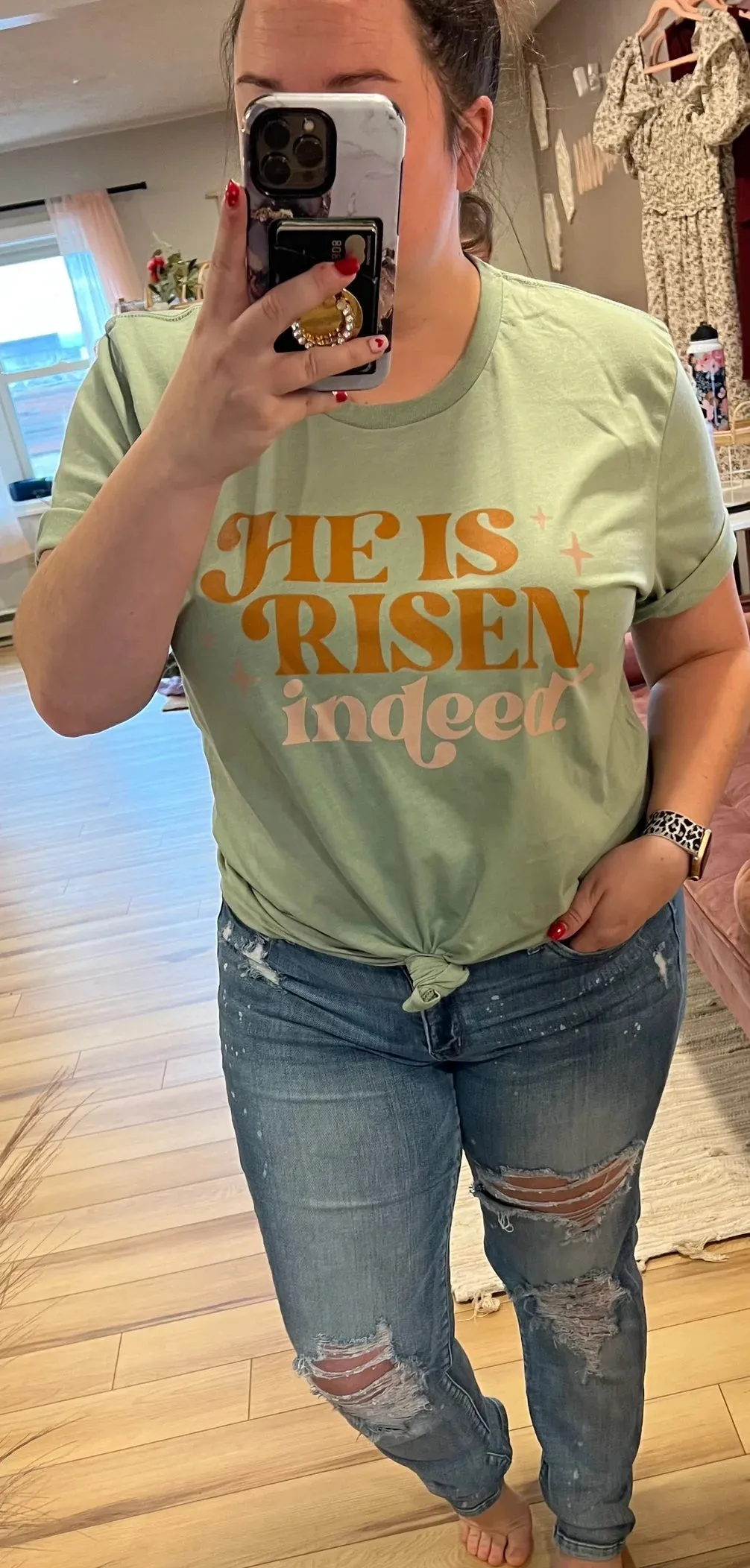 He Is Risen Indeed Tee