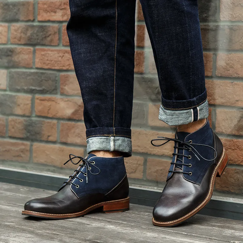 High-top British Casual Martin Boots