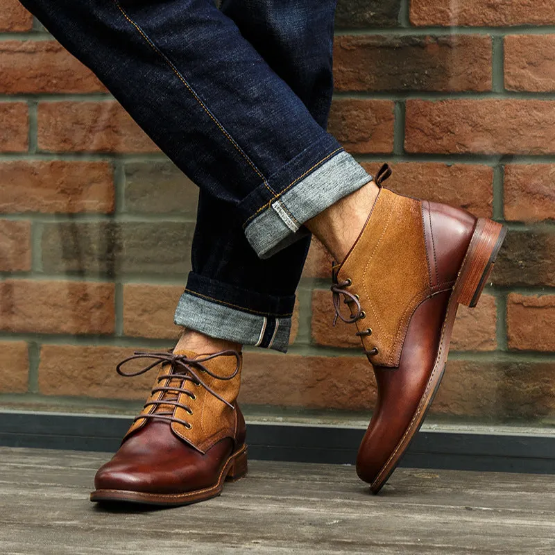 High-top British Casual Martin Boots