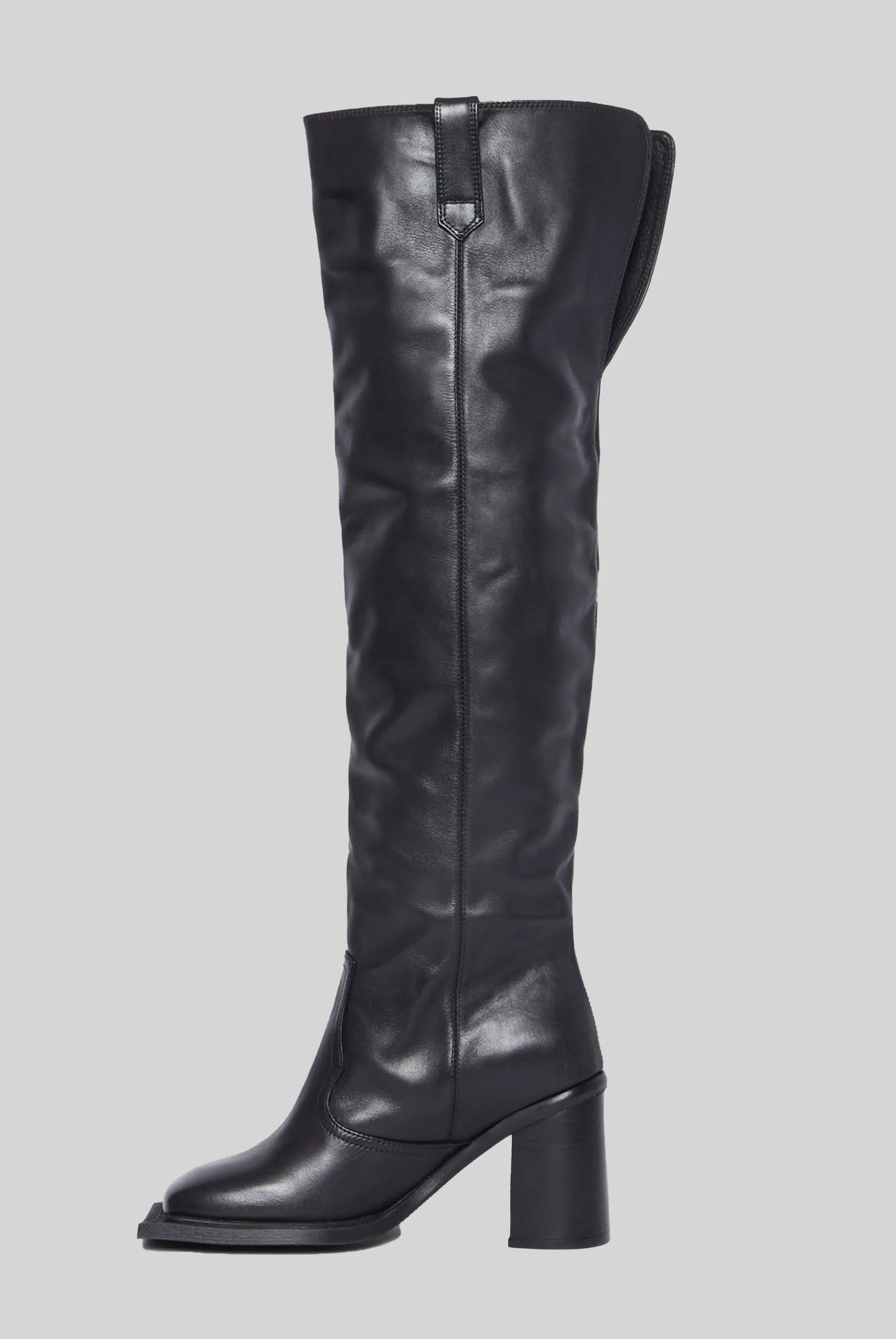 Howling Knee High Boots in Black