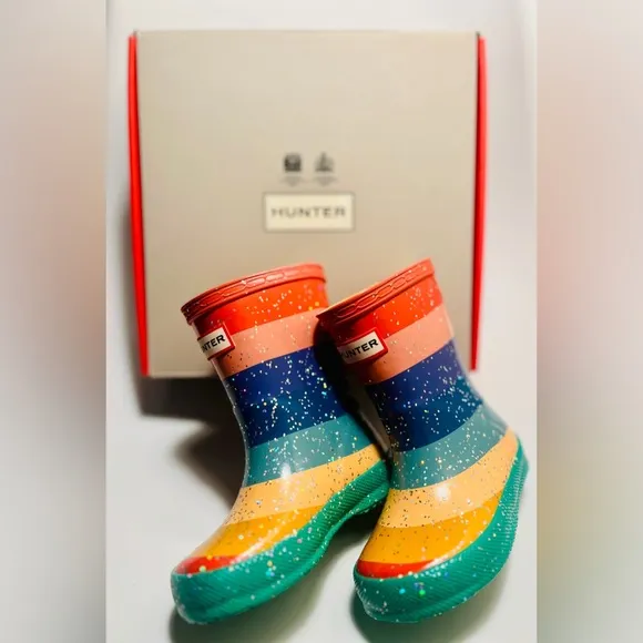 Hunter Rainbow Rain Boots Brand New in Box