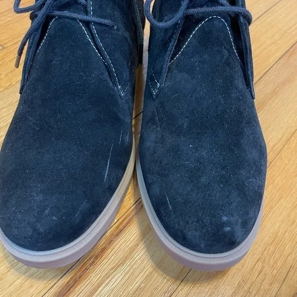 Hush Puppies Bailey Women's Chukka Boots Black Suede Size 8.5
