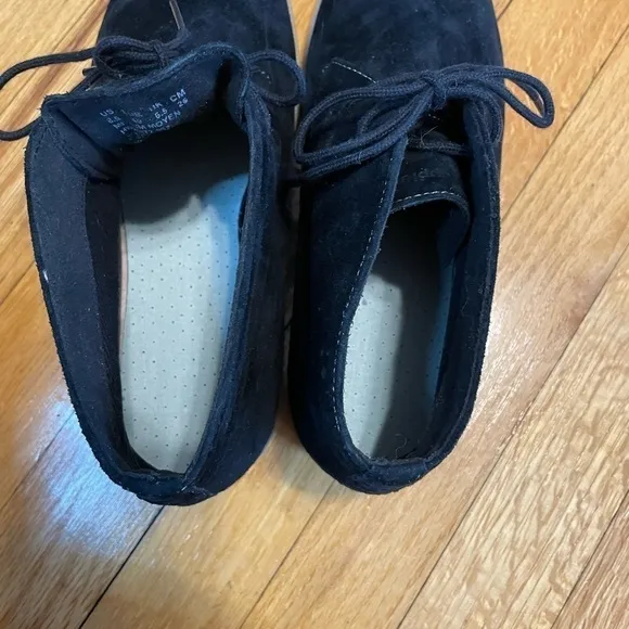 Hush Puppies Bailey Women's Chukka Boots Black Suede Size 8.5