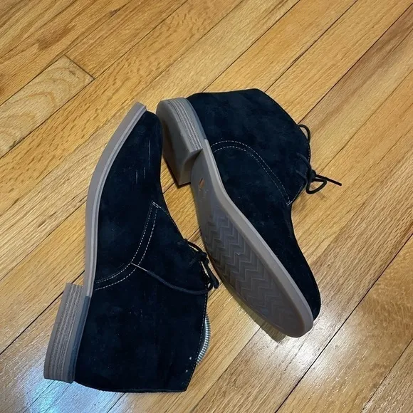 Hush Puppies Bailey Women's Chukka Boots Black Suede Size 8.5