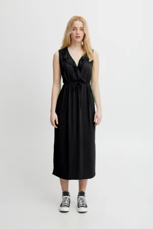 ICHI Marrakech DRESS in black
