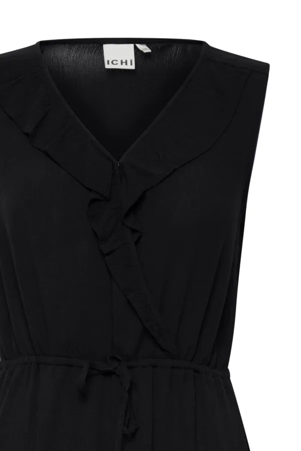 ICHI Marrakech DRESS in black