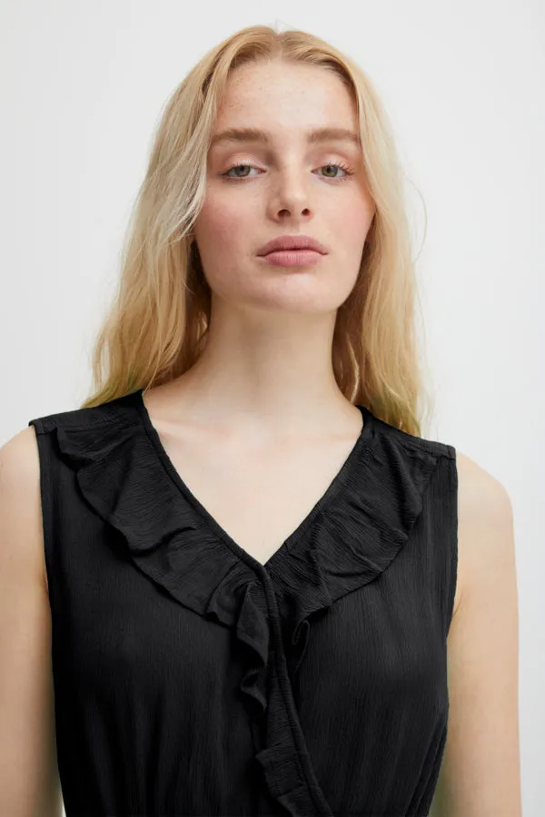 ICHI Marrakech DRESS in black