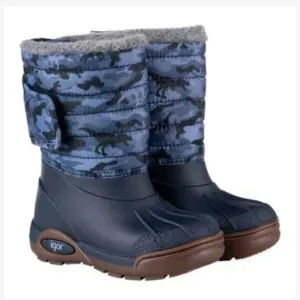 Igor Boys' Camo Ski Boots