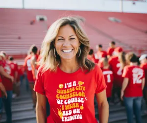 I'm a Kansas City Counselor Red Tee