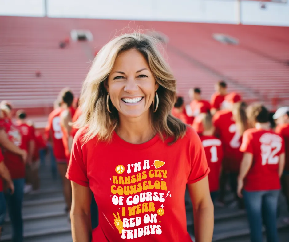 I'm a Kansas City Counselor Red Tee