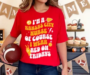 I'm a Kansas City Nurse Red Tee