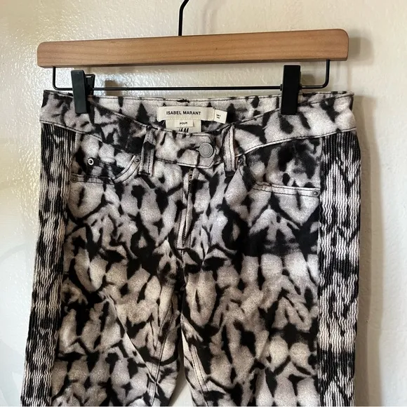 Isabel Marant for H&amp;M | Tie Dye Biker Jeans