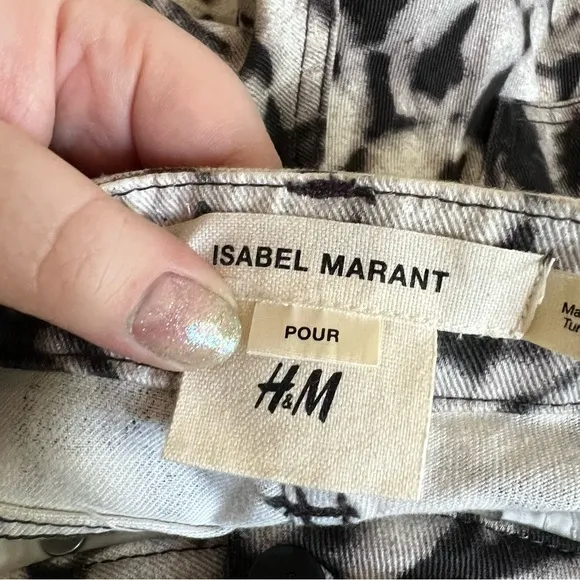 Isabel Marant for H&amp;M | Tie Dye Biker Jeans