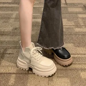 Jaine-100 Pu Leather Ankle Boots