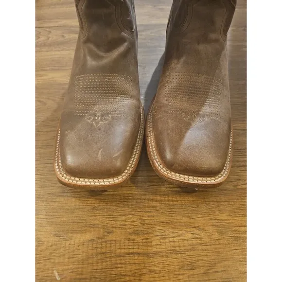 J.B. Dillon Reserve Men's Size 10D Brown Goat Square Toe Work Boots JBR03208