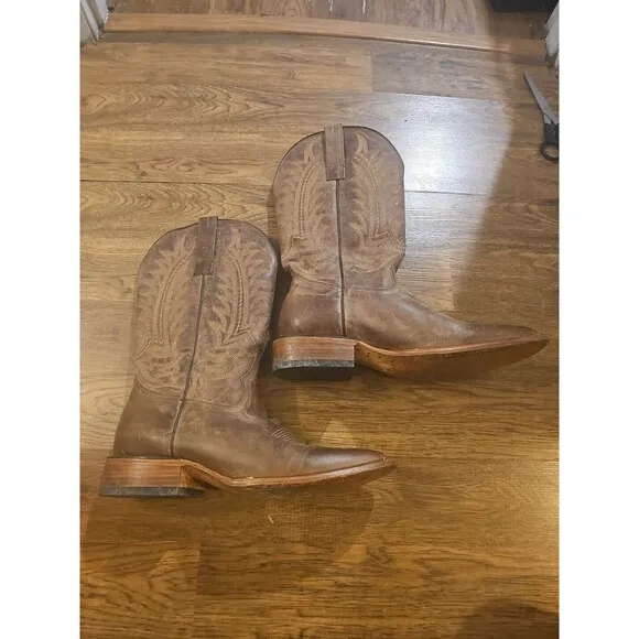 J.B. Dillon Reserve Men's Size 10D Brown Goat Square Toe Work Boots JBR03208