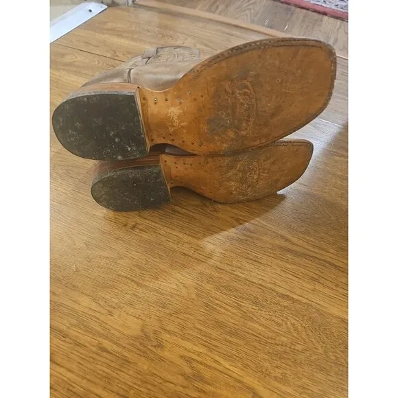 J.B. Dillon Reserve Men's Size 10D Brown Goat Square Toe Work Boots JBR03208