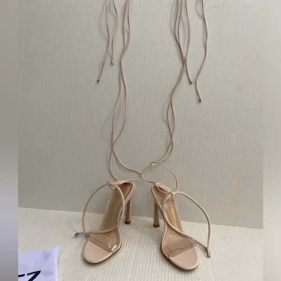 Jessie Vinyl &amp; Nappa Leather Sandal NWT Size 6.5 Revolve