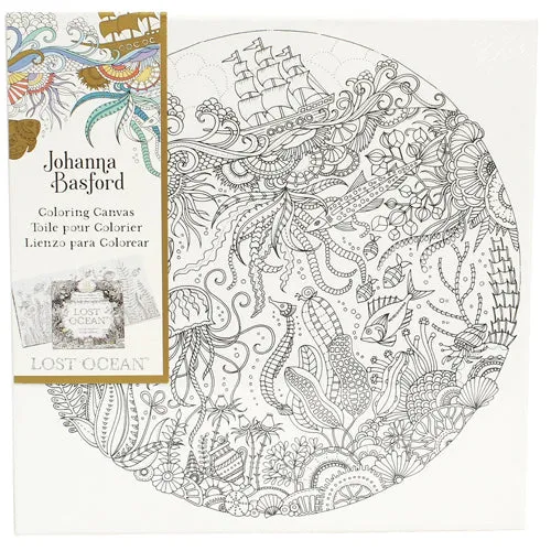 Joanna Basford "Lost Ocean" canvas