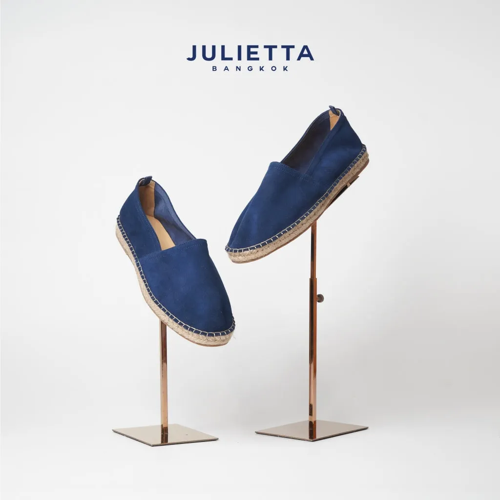 JULIETTA - Espadrilles Suede : Blue(Unlined)