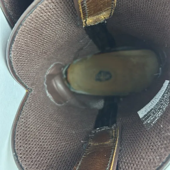 Justin Stampede Square Toe Leather Boot Men’s Size 9EE