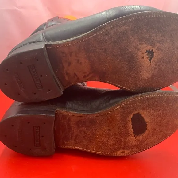 Justin vintage logo cowboy boots