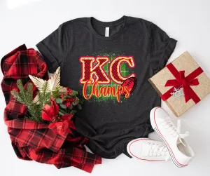 KC Champs Heather Dark Grey Tee