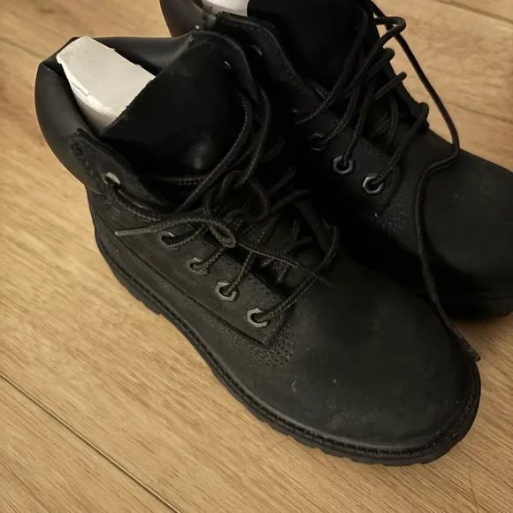 Kid's Black Boots