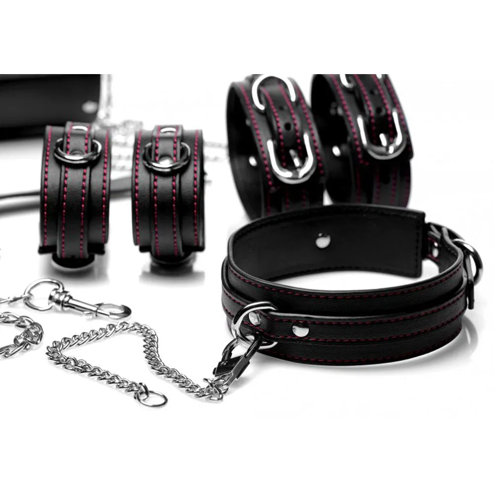 Kinky Clutch Black Bondage Set w/ Case *