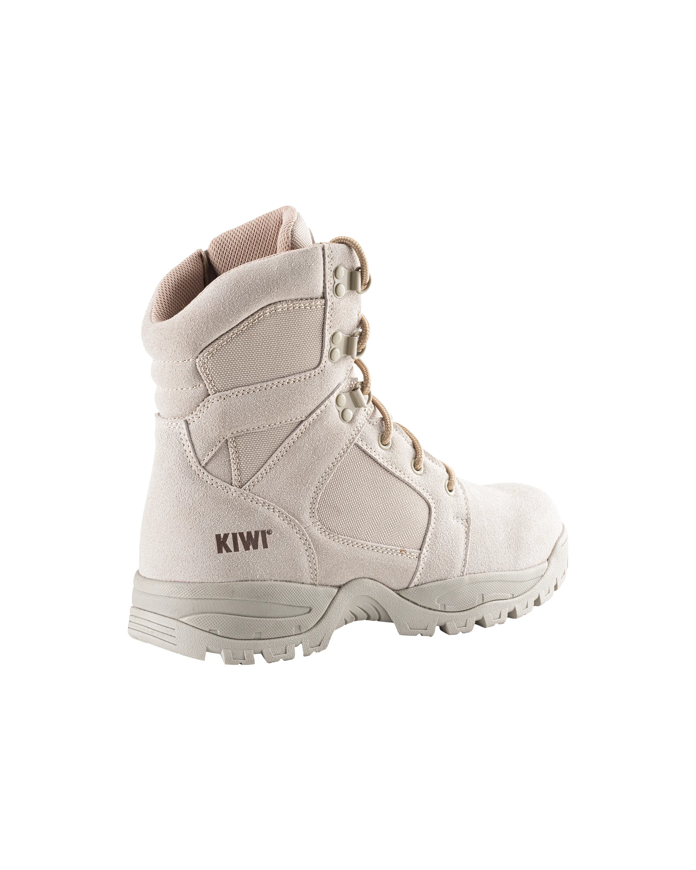 Kiwi Rugged Sand Suede Steel Toe Zipped Water Resistant Tactical Boots (60400): Presale