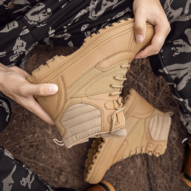 Korean Style High-Top Shoes Thick-Soled Fashion Personality Trend Casual Shoes Men