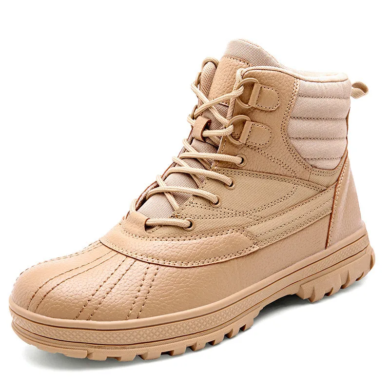 Korean Style High-Top Shoes Thick-Soled Fashion Personality Trend Casual Shoes Men