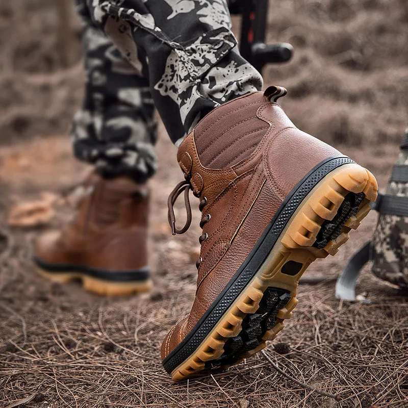 Korean Style High-Top Shoes Thick-Soled Fashion Personality Trend Casual Shoes Men