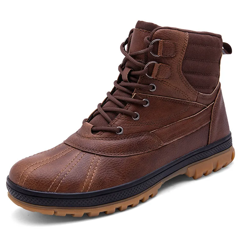 Korean Style High-Top Shoes Thick-Soled Fashion Personality Trend Casual Shoes Men