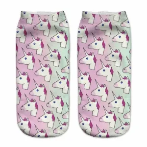 Ladies' Ultimate Fluffy Unicorn Collection Socks - 18 Variants