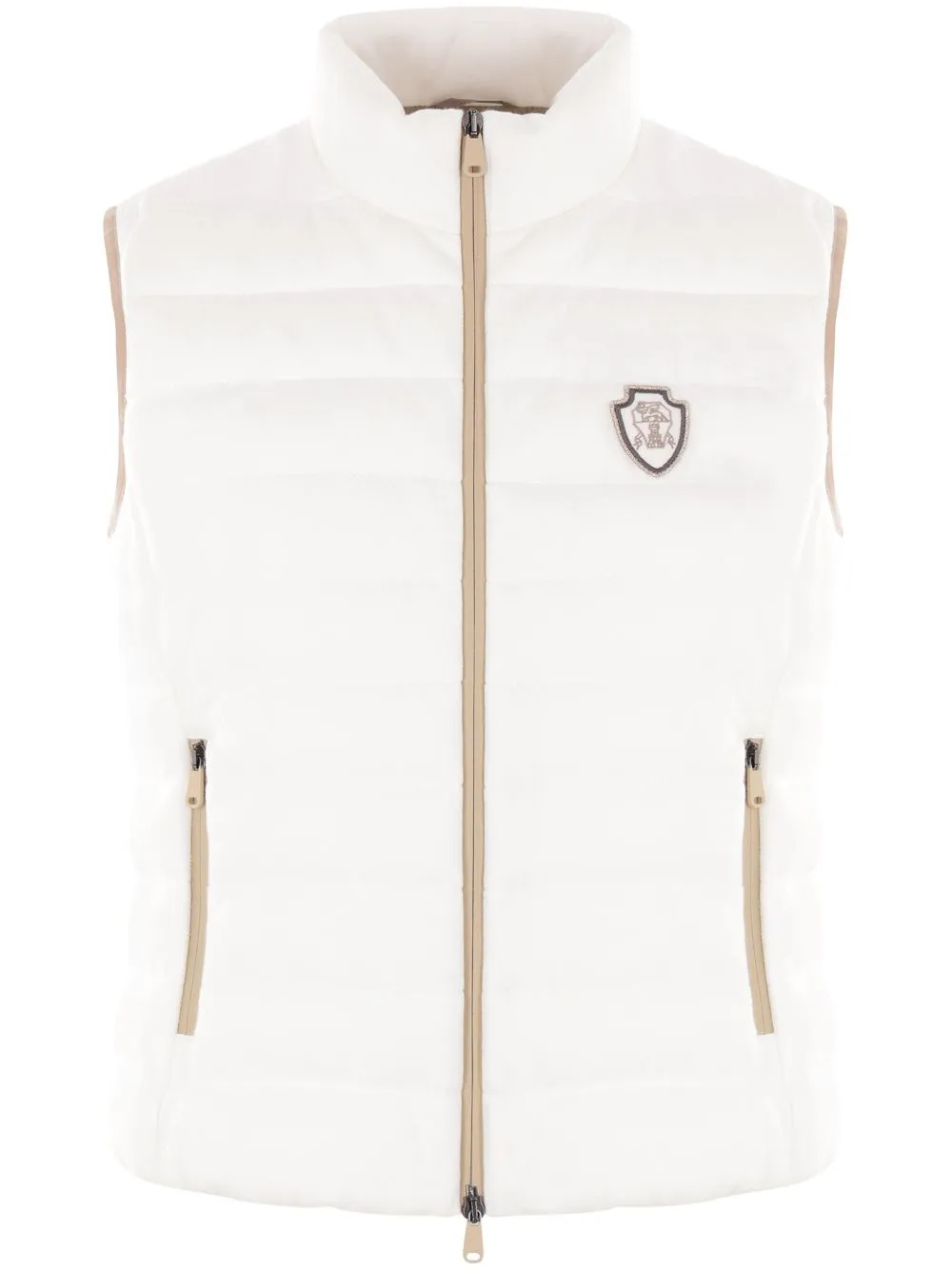 Logo down vest
