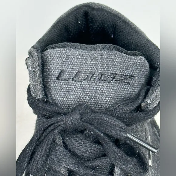 Lugz Men’s‎ Grayish Black Canvas Lace-up High-top Sneakers Sz 8